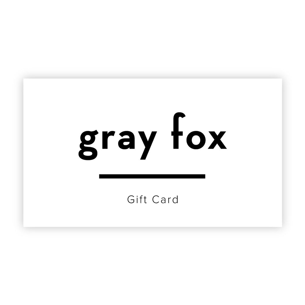 Gift Card - GrayFoxCo